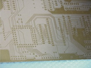 Platine nach dem Entwickeln