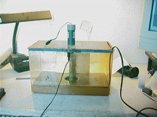 Platine in der Ätzmaschine