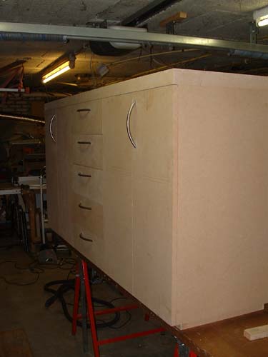 Schubladen geschlossen